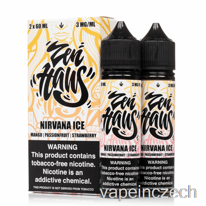 Nirvana Led - Zen Haus - 120ml 0mg Vape Pero